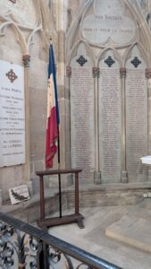 Gedenktafel für Frankreichs Gefallene