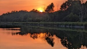 Abendstimmung an Halte fluviale